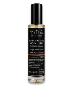 Huile parfumée argan Lueur YMA Cosmetics 50 ml – hydratation massage fruité