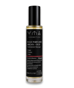 Huile parfumée argan Oud YMA Cosmetics 50 ml – hydratation massage oud