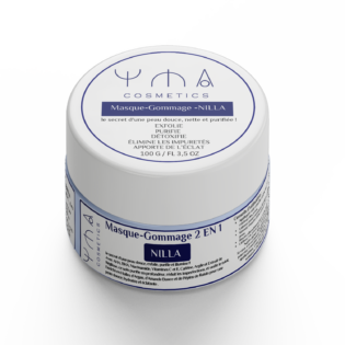 Masque gommage nila YMA Cosmetics éclat et teint unifié, pot 100 g