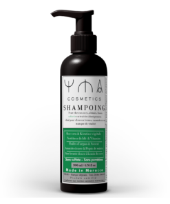 Shampoing réparateur YMA Cosmetics 200 ml – kératine, protéines de blé, huiles naturelles, sans sulfate