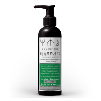 Shampoing réparateur YMA Cosmetics 200 ml – kératine, protéines de blé, huiles naturelles, sans sulfate